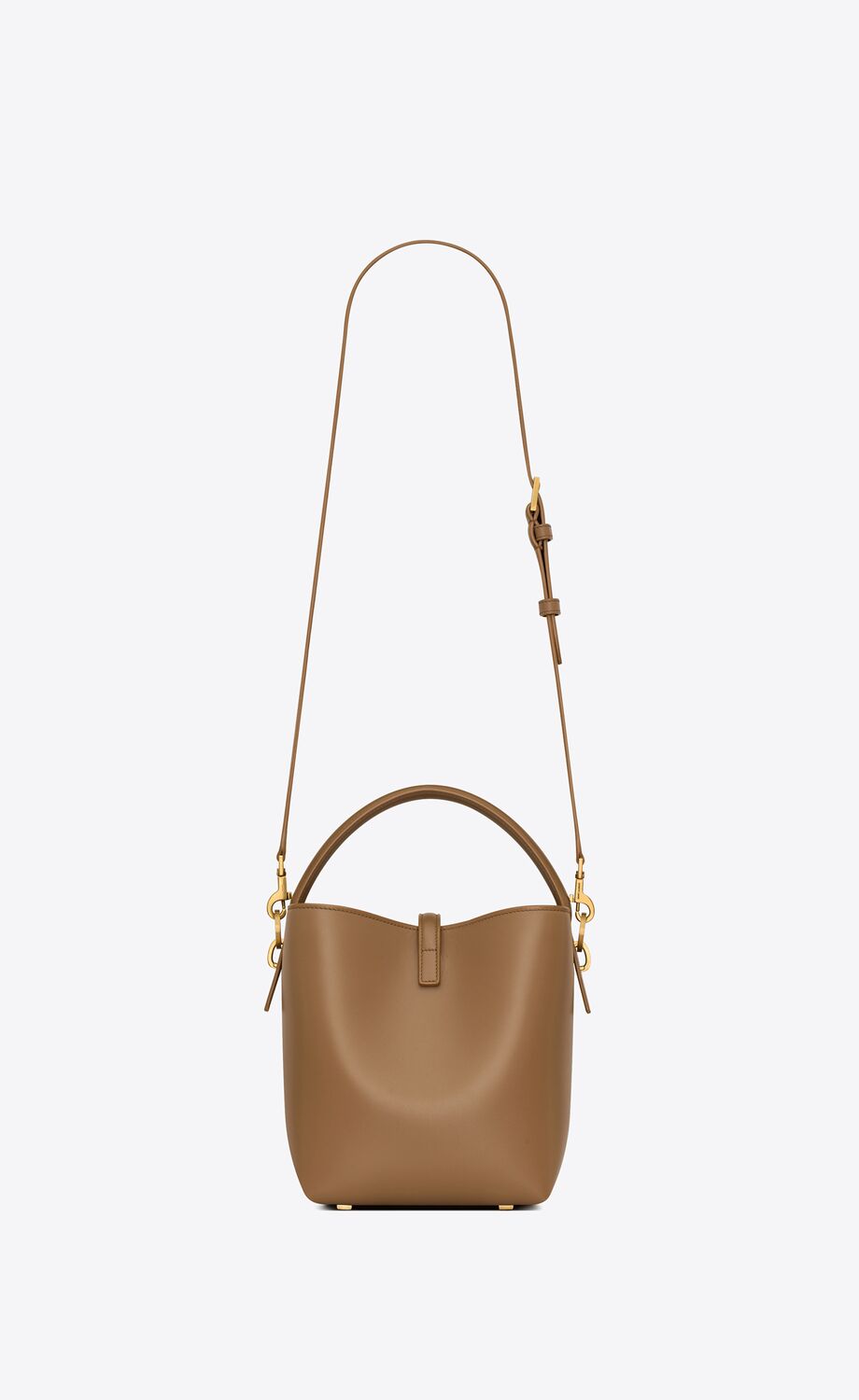 Saint Laurent Women Small Le 37 Leather Bucket Bag