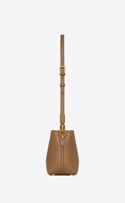 Saint Laurent Women Small Le 37 Leather Bucket Bag