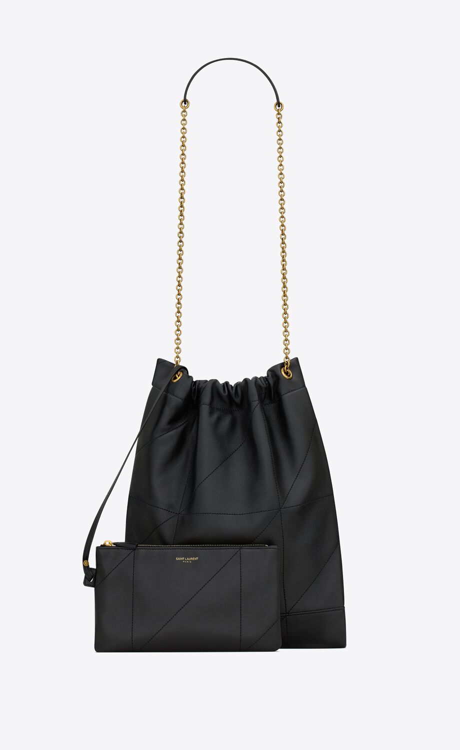 Saint Laurent Women Jamie 4.3 Pochon Lambskin Bag