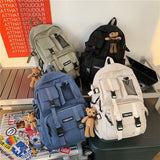 Gothslove Multiple Pocket School Backpacks Teenager Laptop Backpacks Student College School Bags