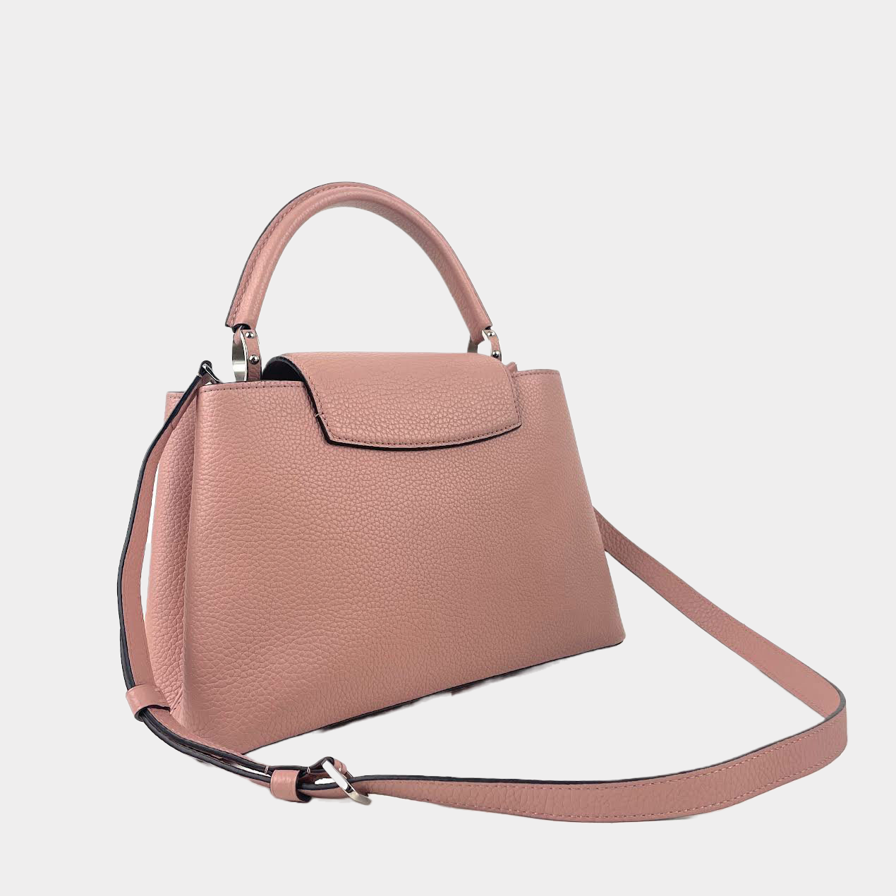 LOUIS VUITTON Capucines MM Taurillon Leather Pink