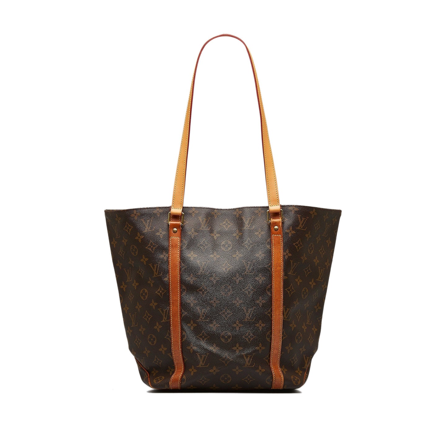 Brown Louis Vuitton Monogram Sac Shopping Tote Bag