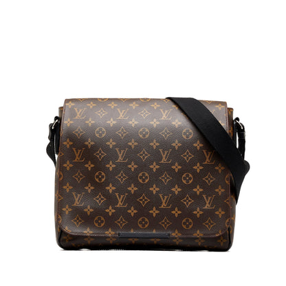 LOUIS VUITTON Monogram Macassar District MM Crossbody Bag