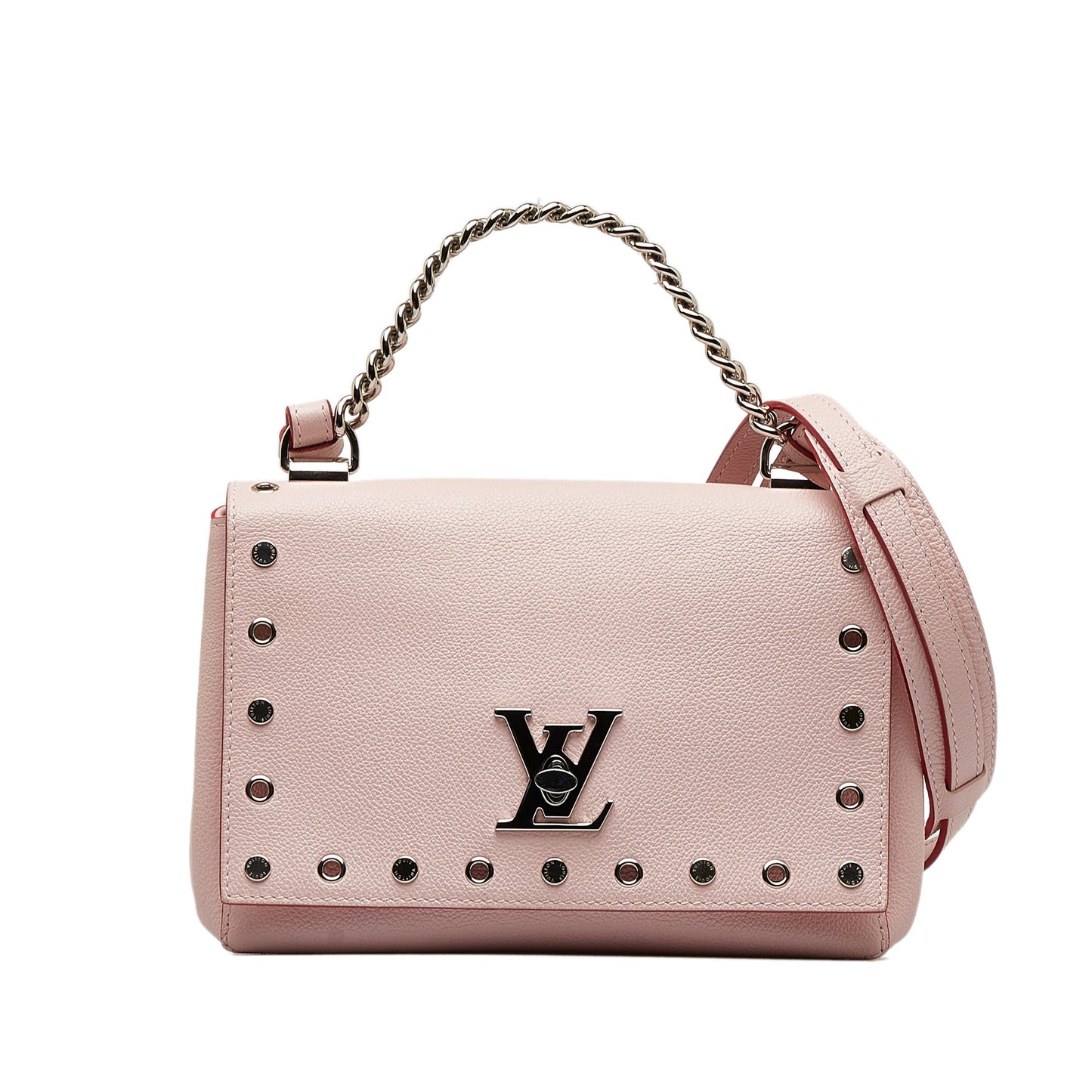 LOUIS VUITTON Embellished Lockme II BB Satchel