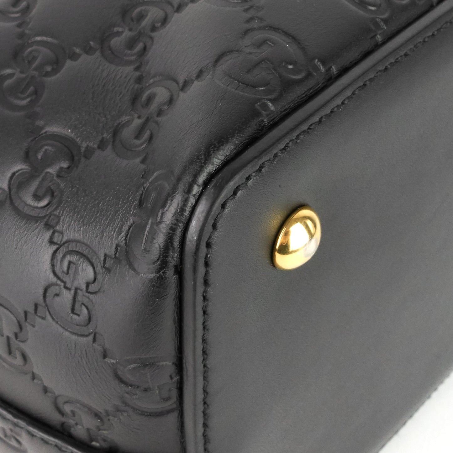 Signature Top Handle Guccissima Bag