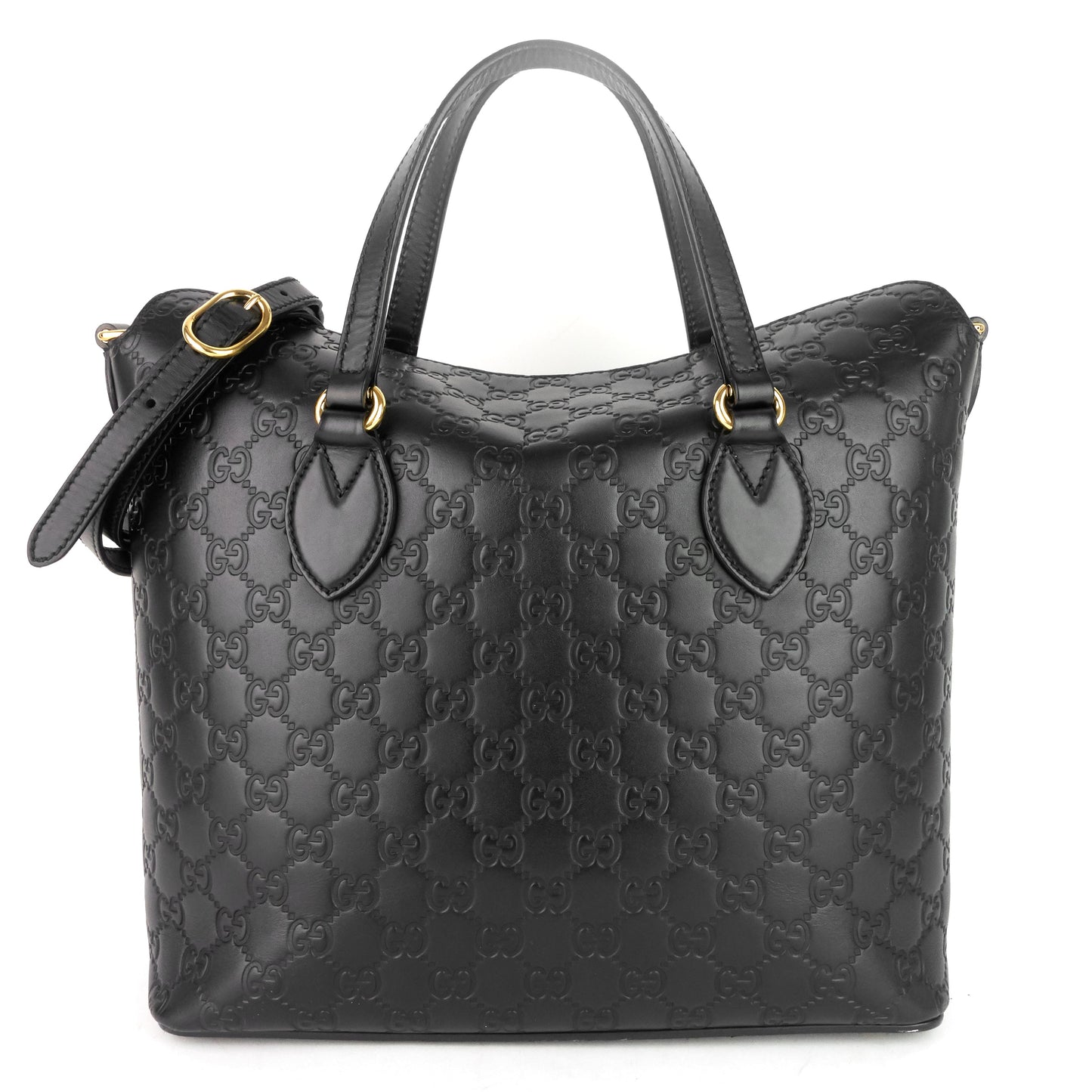 Signature Top Handle Guccissima Bag