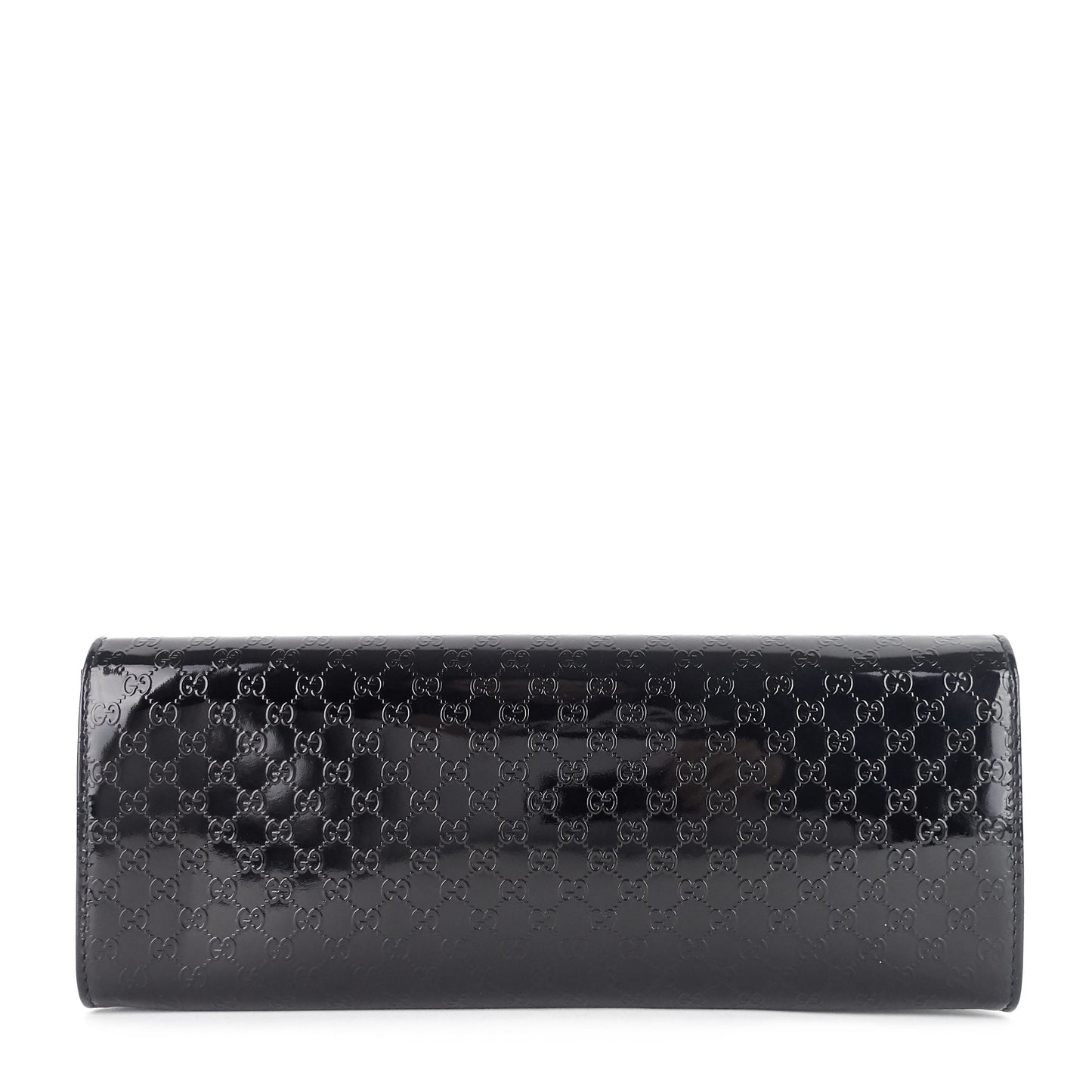 Micro-Guccissima Patent Leather Broadway Clutch Bag