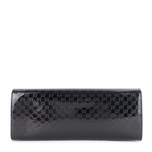 Micro-Guccissima Patent Leather Broadway Clutch Bag