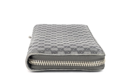 Zip Around Microguccissima Leather Wallet