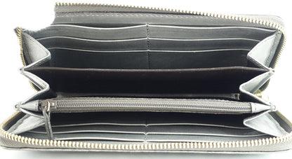 Zip Around Microguccissima Leather Wallet