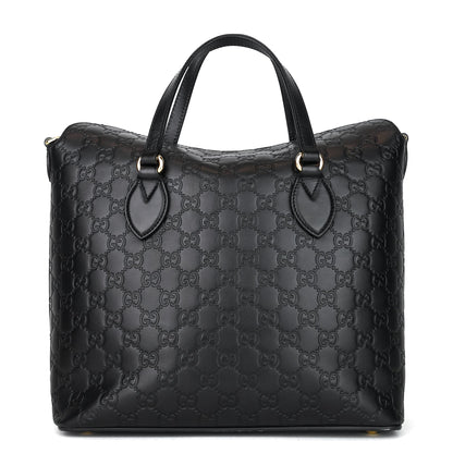 Signature Top Handle Guccissima Bag