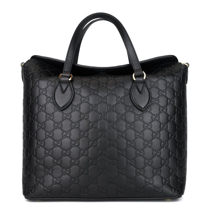 Signature Top Handle Guccissima Bag