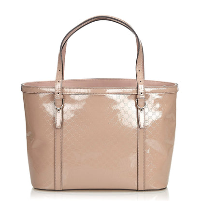 Nice Microguccissima Patent Leather Bag