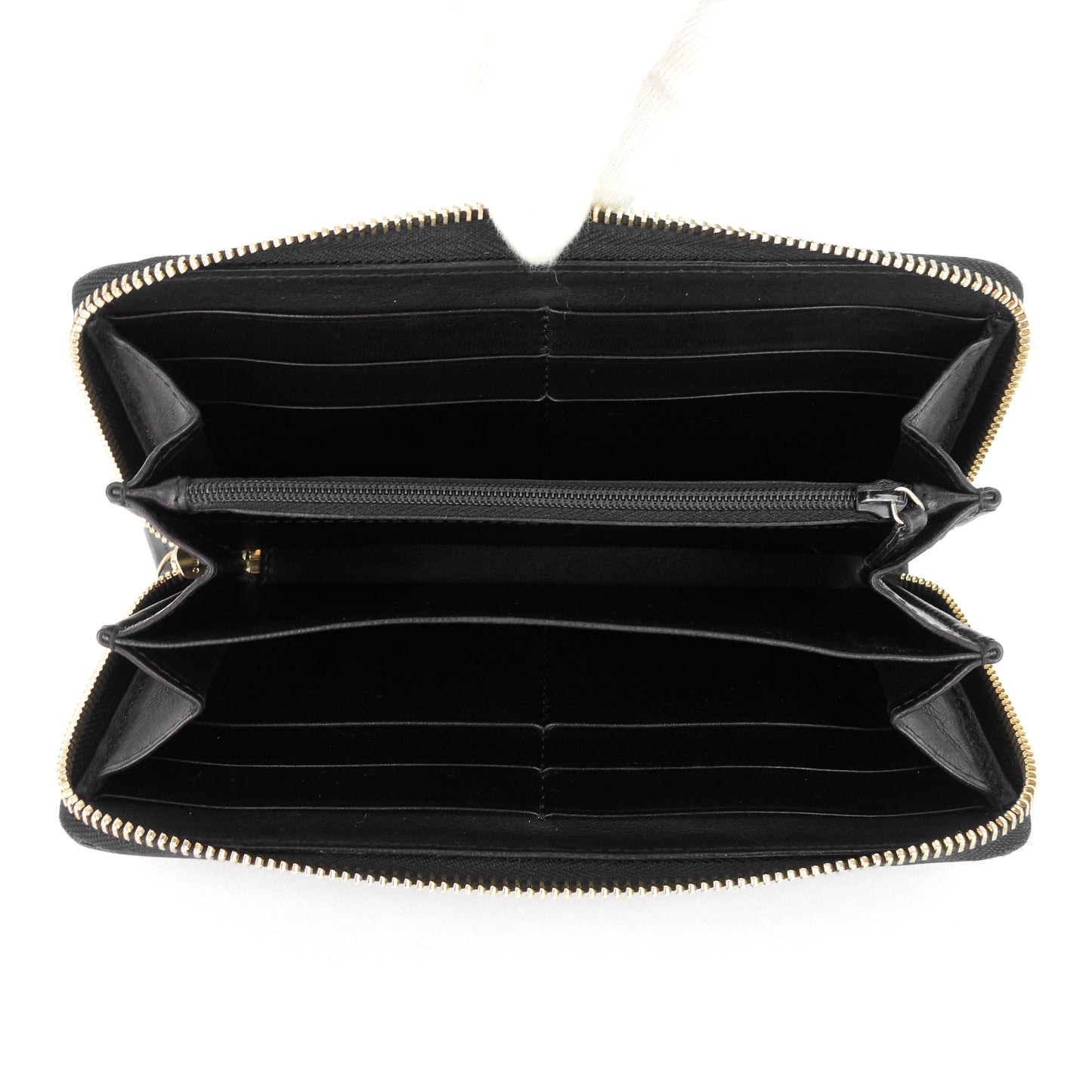 Zip Around Continental Guccissima Leather Wallet