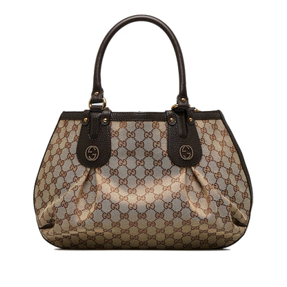 Brown Gucci GG Canvas Tote Bag