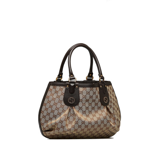 Brown Gucci GG Canvas Tote Bag