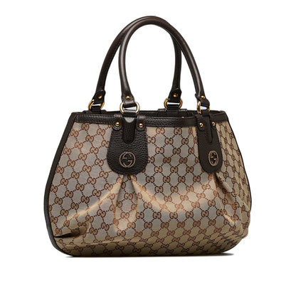 Brown Gucci GG Canvas Tote Bag