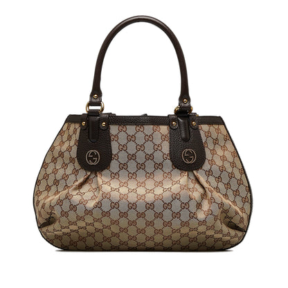 Brown Gucci GG Canvas Tote Bag