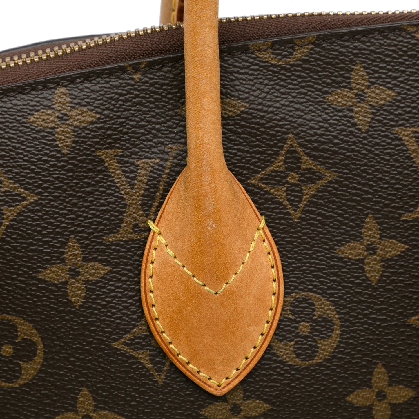 Brown Louis Vuitton Monogram Lockit MM Tote Bag