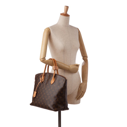 Brown Louis Vuitton Monogram Lockit MM Tote Bag