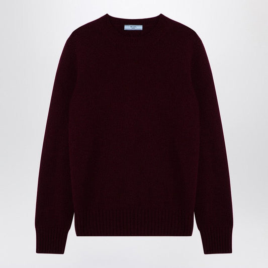 Prada Amaranth Wool And Cashmere Sweater Women