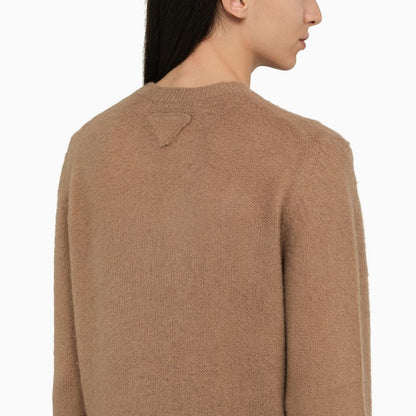 Prada Camel-Coloured Cashmere Sweater Women