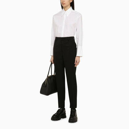 Prada Classic Black Wool Trousers Women