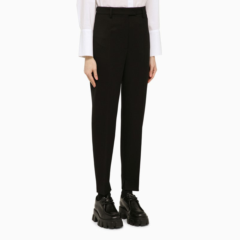 Prada Classic Black Wool Trousers Women