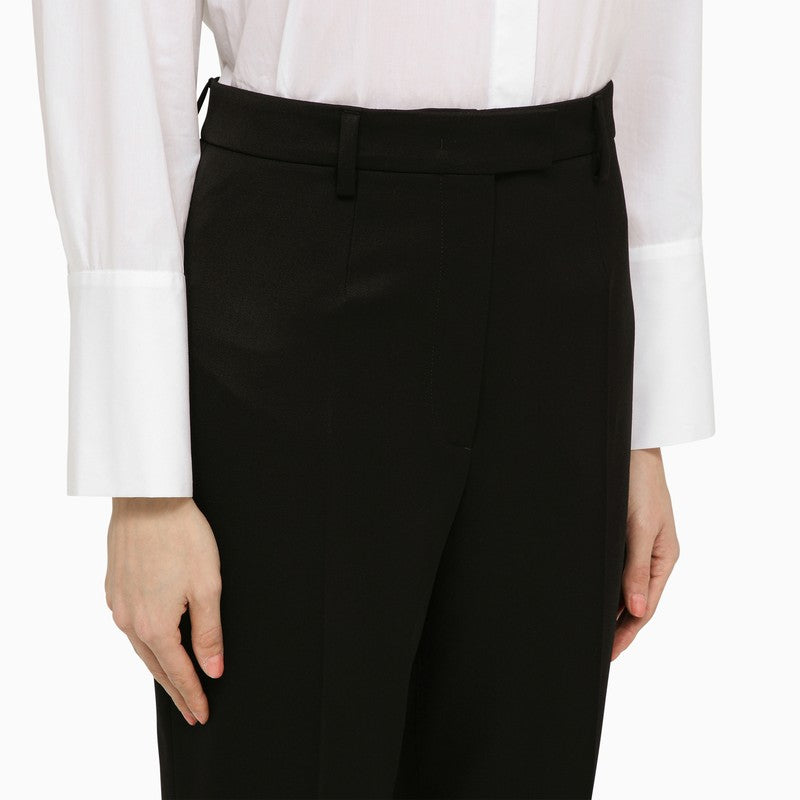 Prada Classic Black Wool Trousers Women