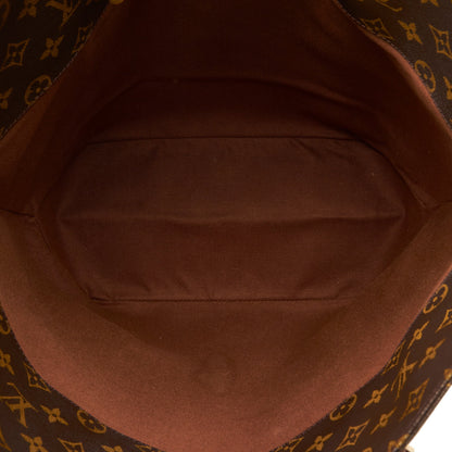 Brown Louis Vuitton Monogram Sac Shopping Tote Bag