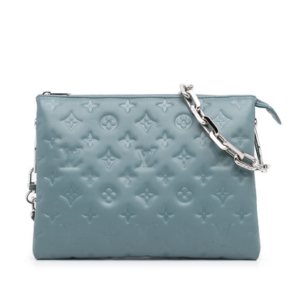 Louis Vuitton Coussin PM Blue Monogram Empreinte