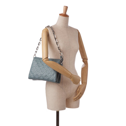 Louis Vuitton Coussin PM Blue Monogram Empreinte