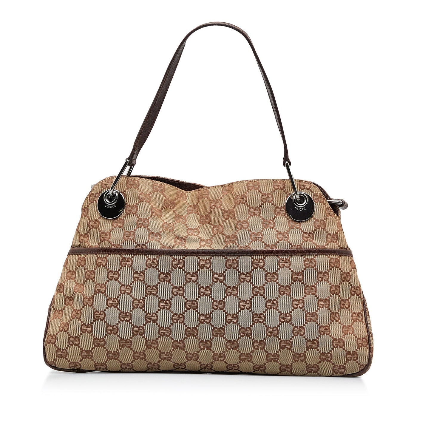 Brown Gucci GG Canvas Eclipse Tote Bag