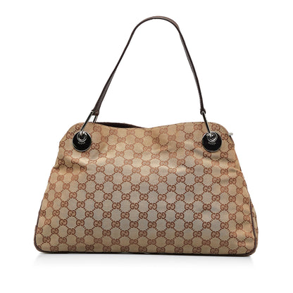 Brown Gucci GG Canvas Eclipse Tote Bag