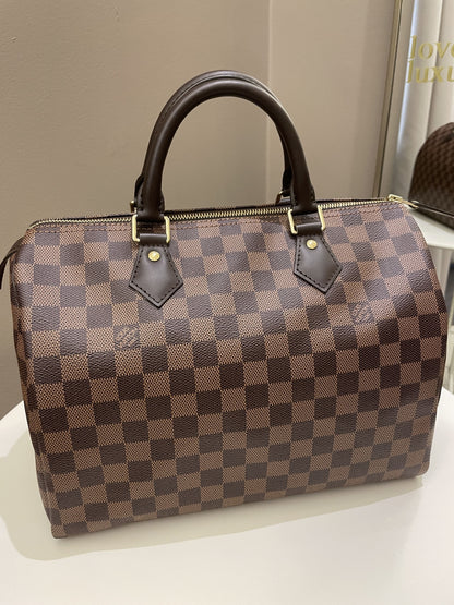 Louis Vuitton Classic Speedy 30 Damier Ebene