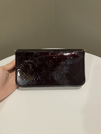 Louis Vuitton Felicie Pochette Amarante Vernis