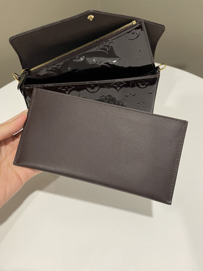 Louis Vuitton Felicie Pochette Amarante Vernis