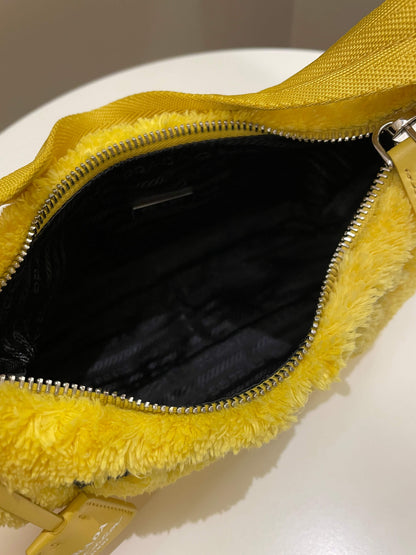 Prada Re-Edition 2000 Bag Yellow Terry