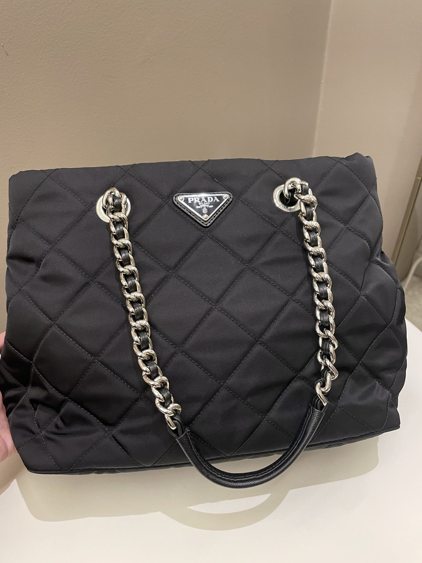 Prada Tessuto Crossbody Bag Black Nylon