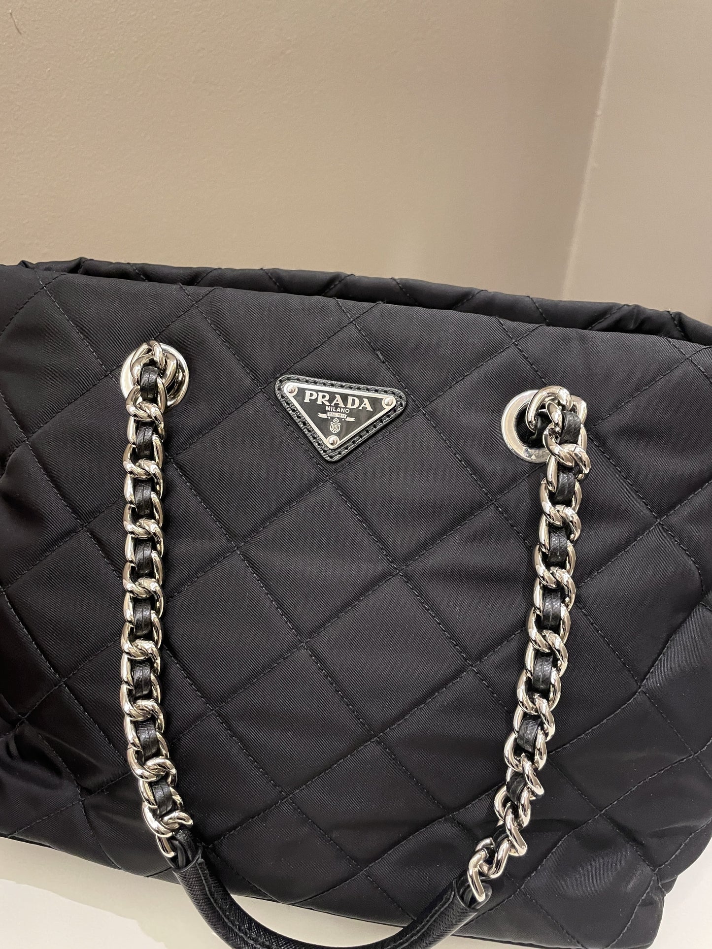 Prada Tessuto Crossbody Bag Black Nylon