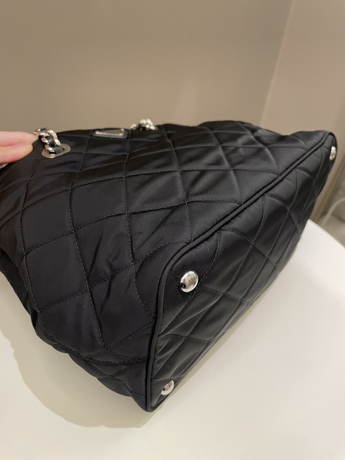 Prada Tessuto Crossbody Bag Black Nylon