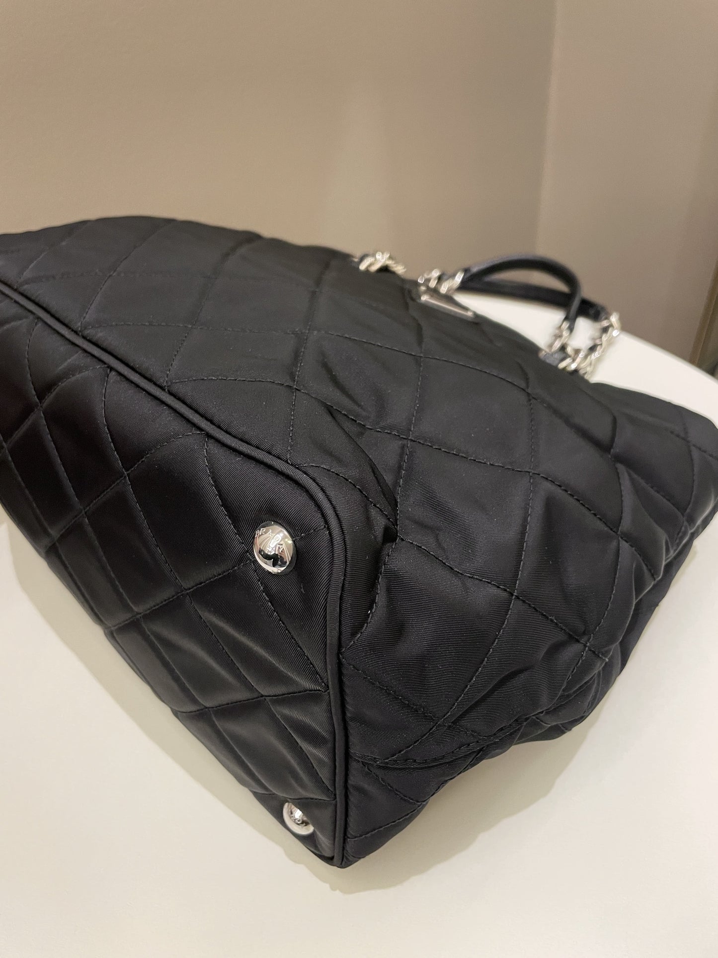 Prada Tessuto Crossbody Bag Black Nylon