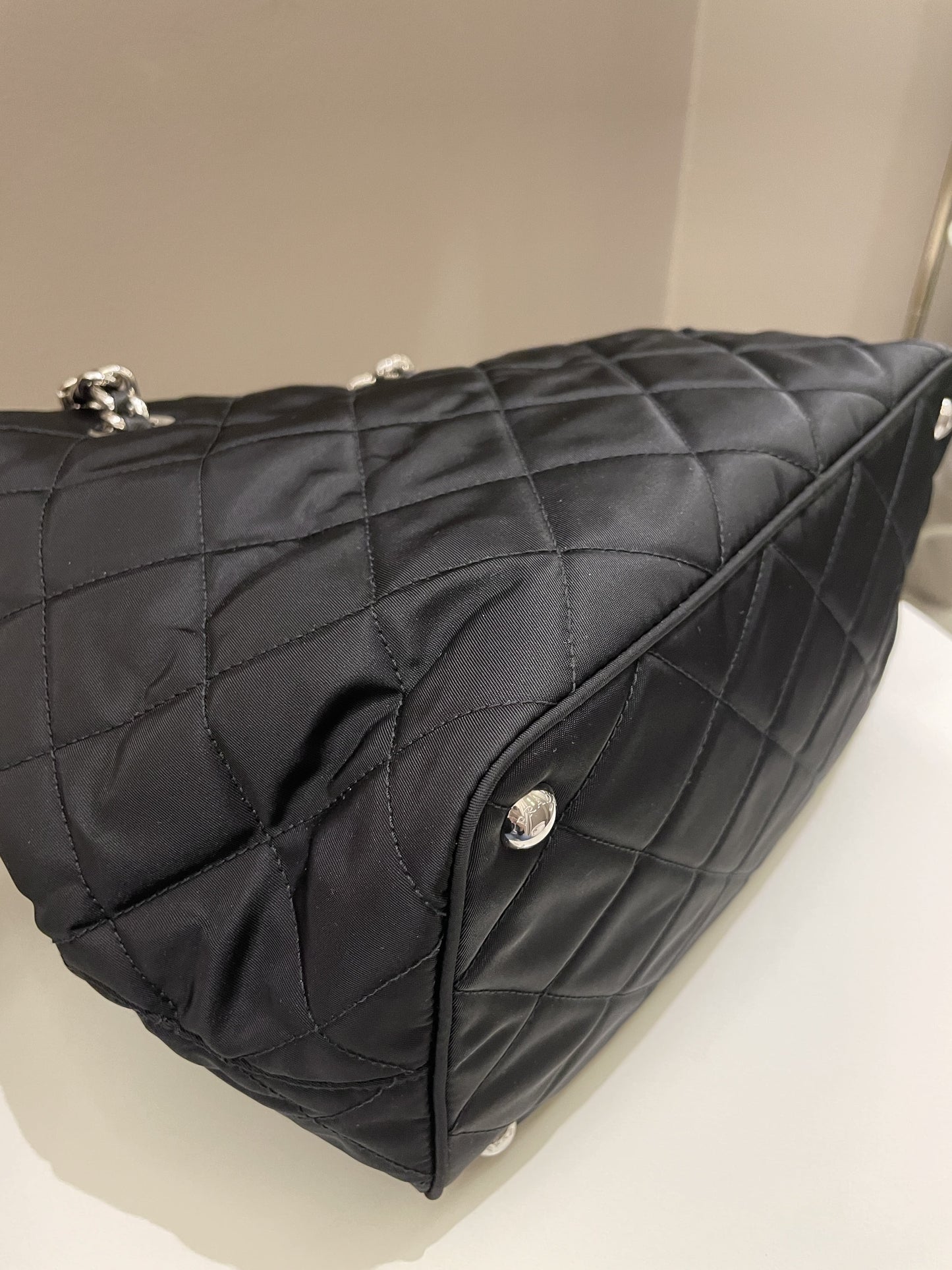 Prada Tessuto Crossbody Bag Black Nylon