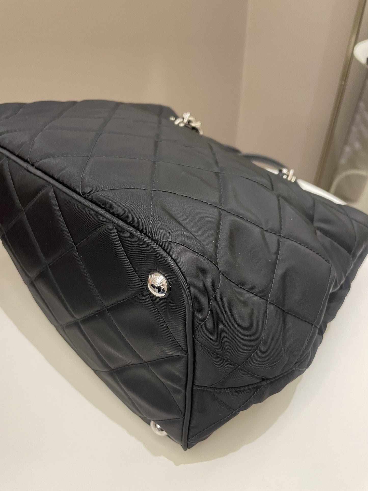 Prada Tessuto Crossbody Bag Black Nylon