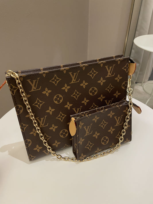 Louis Vuitton Toiletry Pouch On Chain Classic Monogram