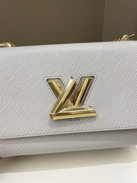 Louis Vuitton Twist MM Bag Pale Blue Epi Leather