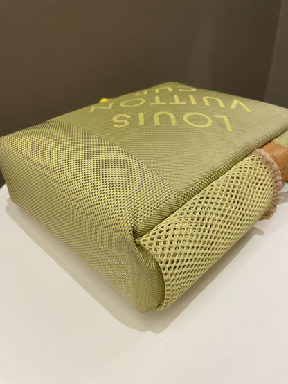 Louis Vuitton Cup Damier Weatherly Bag Lime Green