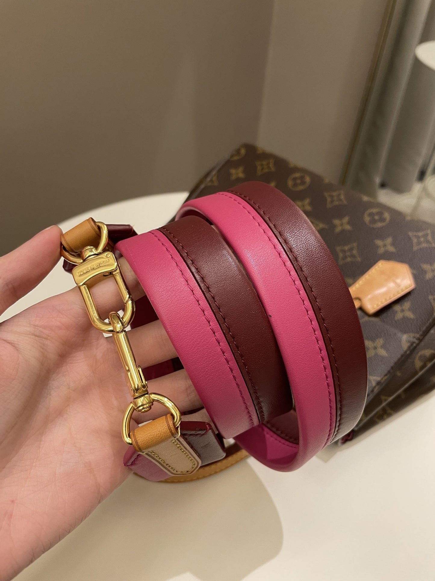 Louis Vuitton Cluny BB Fushia Monogram