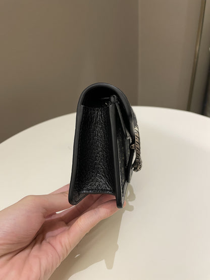 Gucci Dionysus GG Mini Chain Bag Black Denim