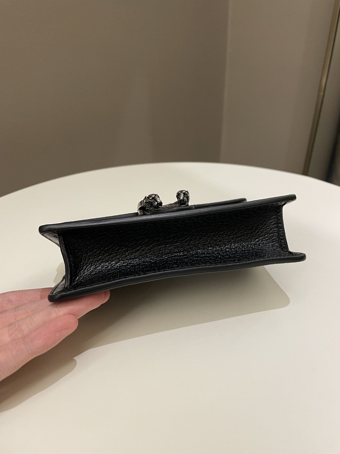 Gucci Dionysus GG Mini Chain Bag Black Denim